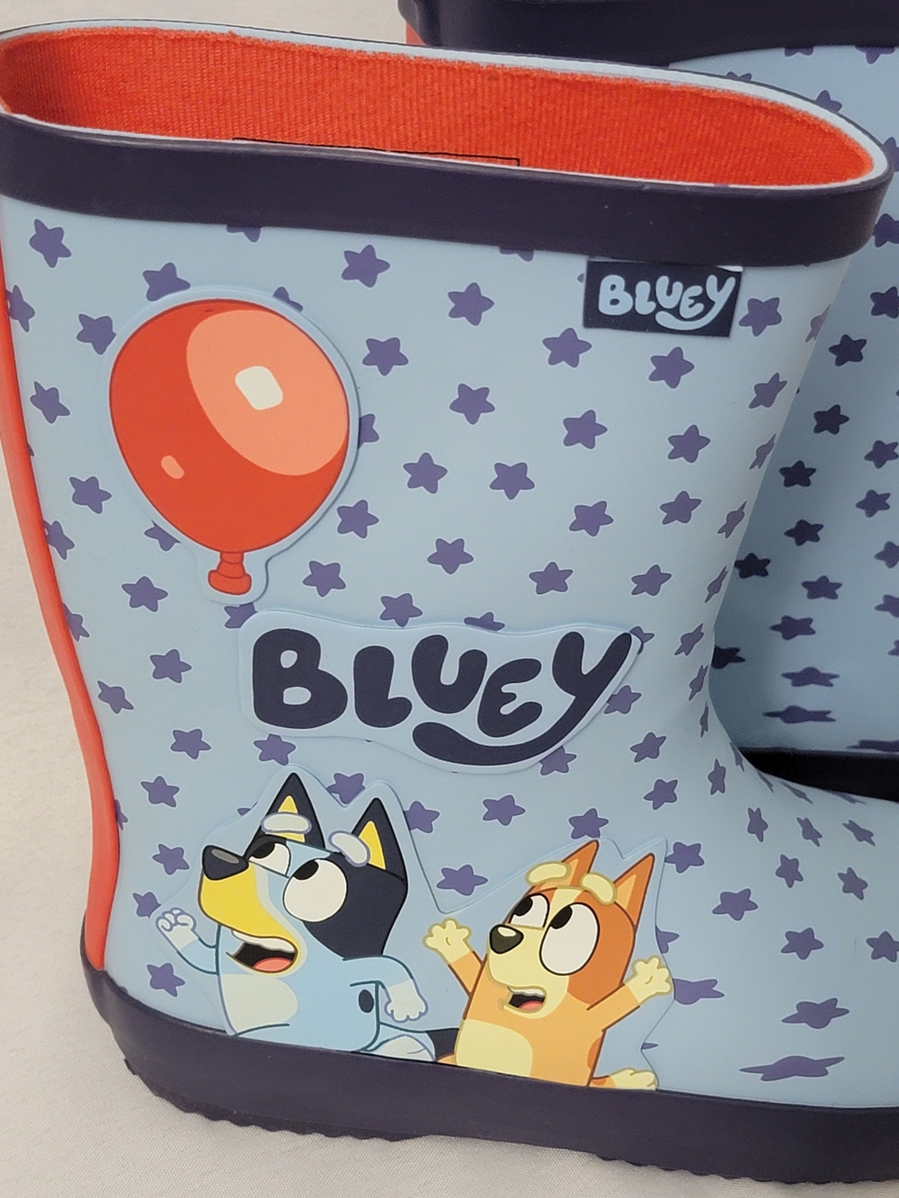 Bluey Light Blue Kids Rain Boots Size 11-12 - Picture 4 of 13